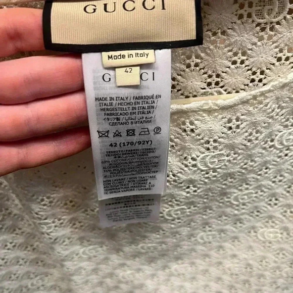 Gucci white lace crop top - Picture 3 of 3